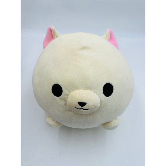 Round 1 Takashoji Neko Large Mochi Soft cat Plush 12 x 12 NWT - Picture 5 of 5